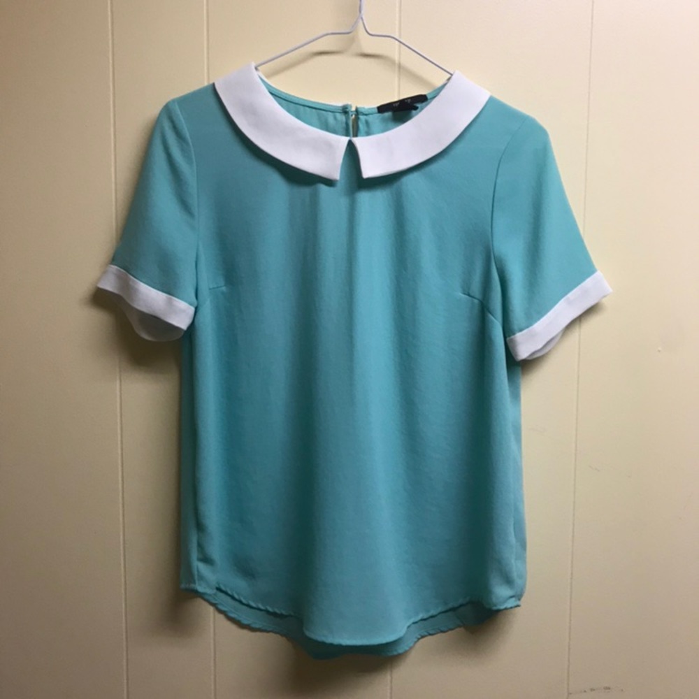 peter pan collar blouse